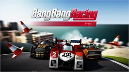 Title screen of Bang Bang Racing on the Microsoft Xbox Live Arcade.