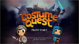Title screen of Costume Quest on the Microsoft Xbox Live Arcade.
