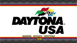 Title screen of DAYTONA USA on the Microsoft Xbox Live Arcade.