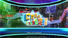 Title screen of Doritos Crash Course on the Microsoft Xbox Live Arcade.
