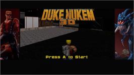 Title screen of Duke Nukem 3D on the Microsoft Xbox Live Arcade.