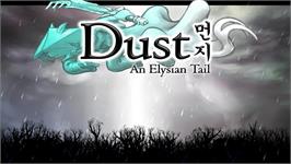 Title screen of Dust: An Elysian Tail on the Microsoft Xbox Live Arcade.