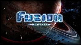 Title screen of Fusion: Genesis on the Microsoft Xbox Live Arcade.