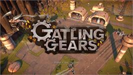 Title screen of Gatling Gears on the Microsoft Xbox Live Arcade.