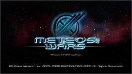 Title screen of METEOS WARS on the Microsoft Xbox Live Arcade.