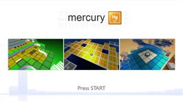 Title screen of Mercury Hg on the Microsoft Xbox Live Arcade.