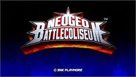 Title screen of NEOGEO BATTLE COLISEUM on the Microsoft Xbox Live Arcade.