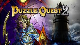 Title screen of Puzzle Quest 2 on the Microsoft Xbox Live Arcade.