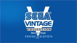 Title screen of Sega Vintage Collection: Streets of Rage on the Microsoft Xbox Live Arcade.