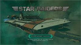 Title screen of Star Raiders on the Microsoft Xbox Live Arcade.