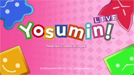 Title screen of Yosumin! LIVE on the Microsoft Xbox Live Arcade.