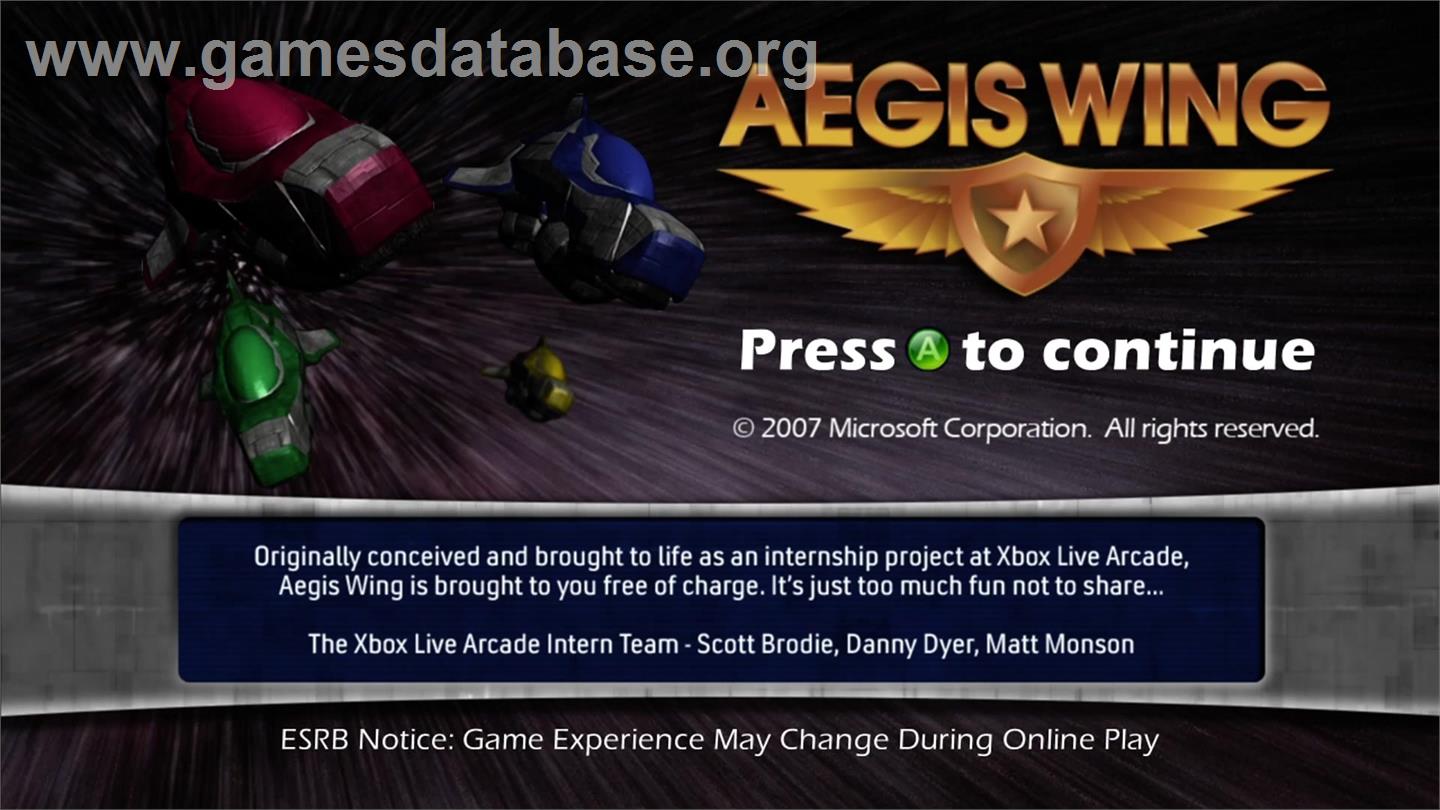 ??????????? - Microsoft Xbox Live Arcade - Artwork - Title Screen