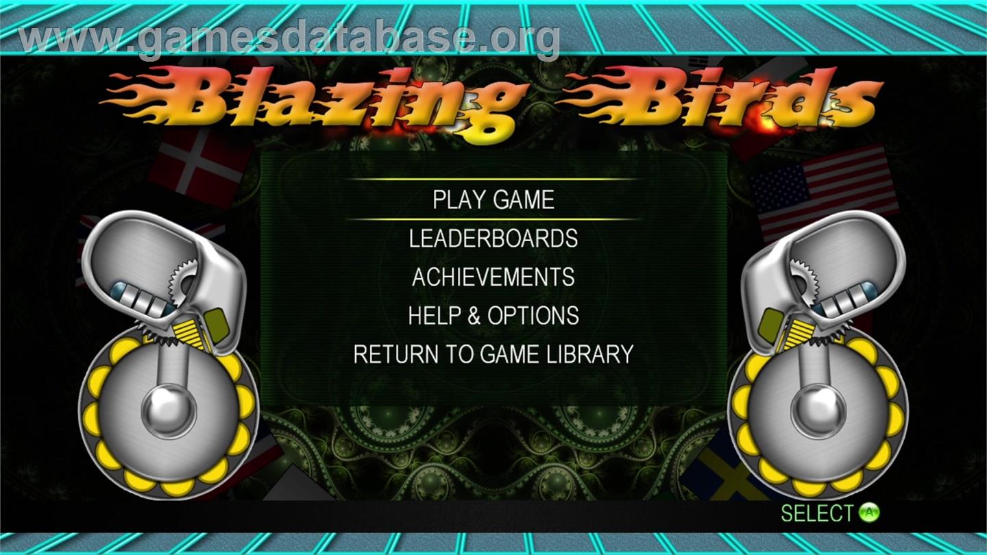 Blazing Birds - Microsoft Xbox Live Arcade - Artwork - Title Screen