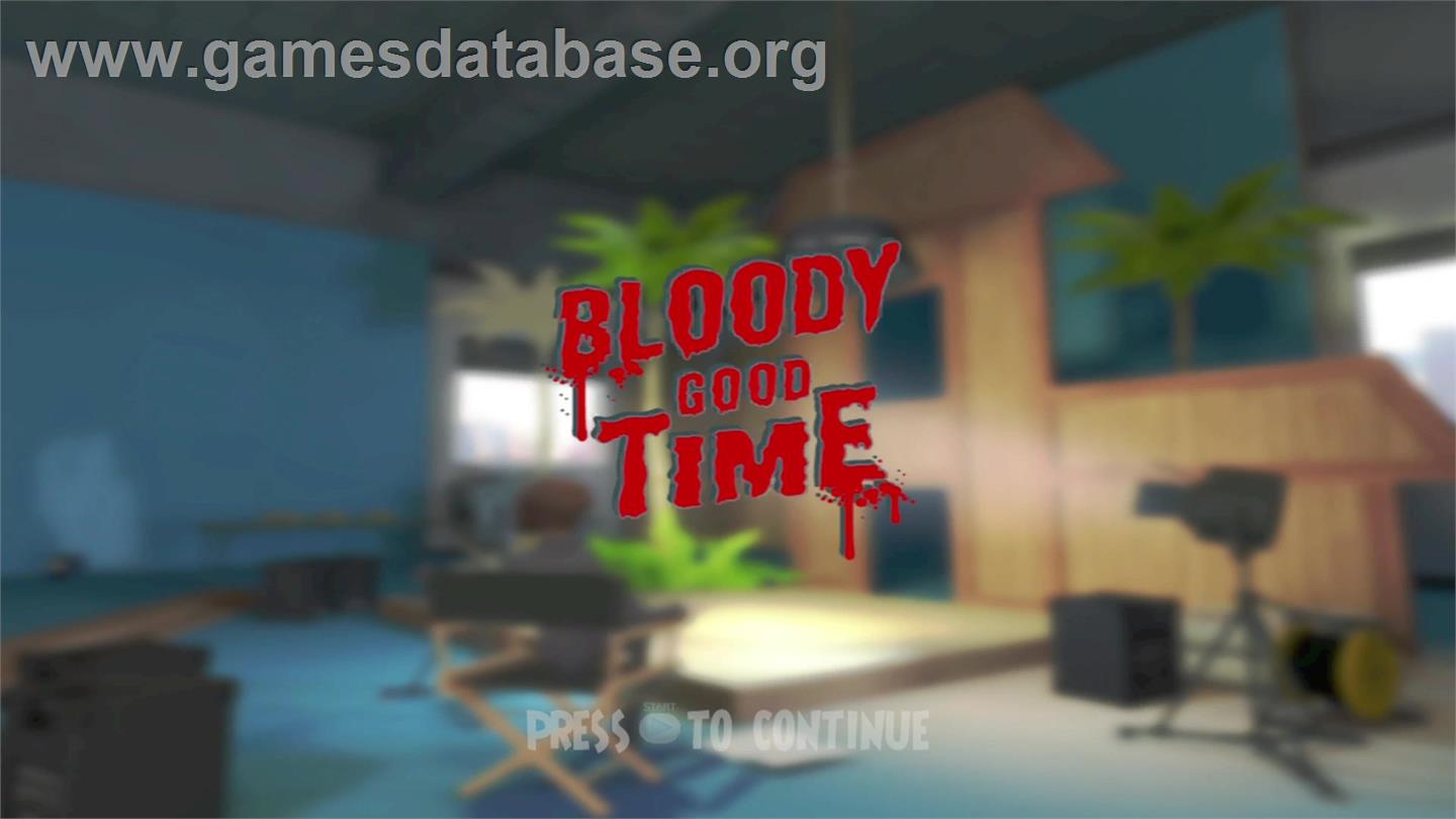 Bloody Good Time - Microsoft Xbox Live Arcade - Artwork - Title Screen