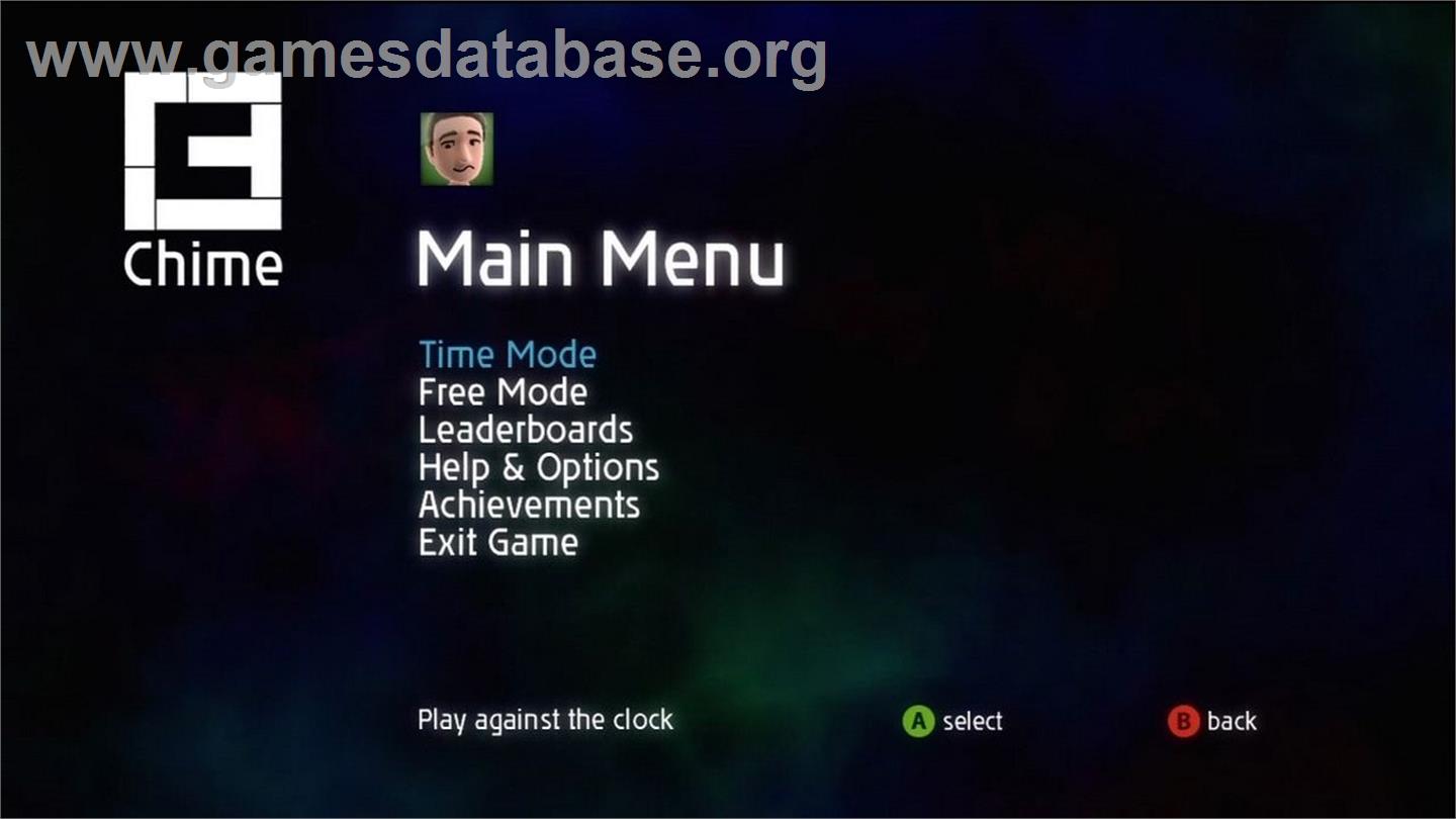 Chime - Microsoft Xbox Live Arcade - Artwork - Title Screen