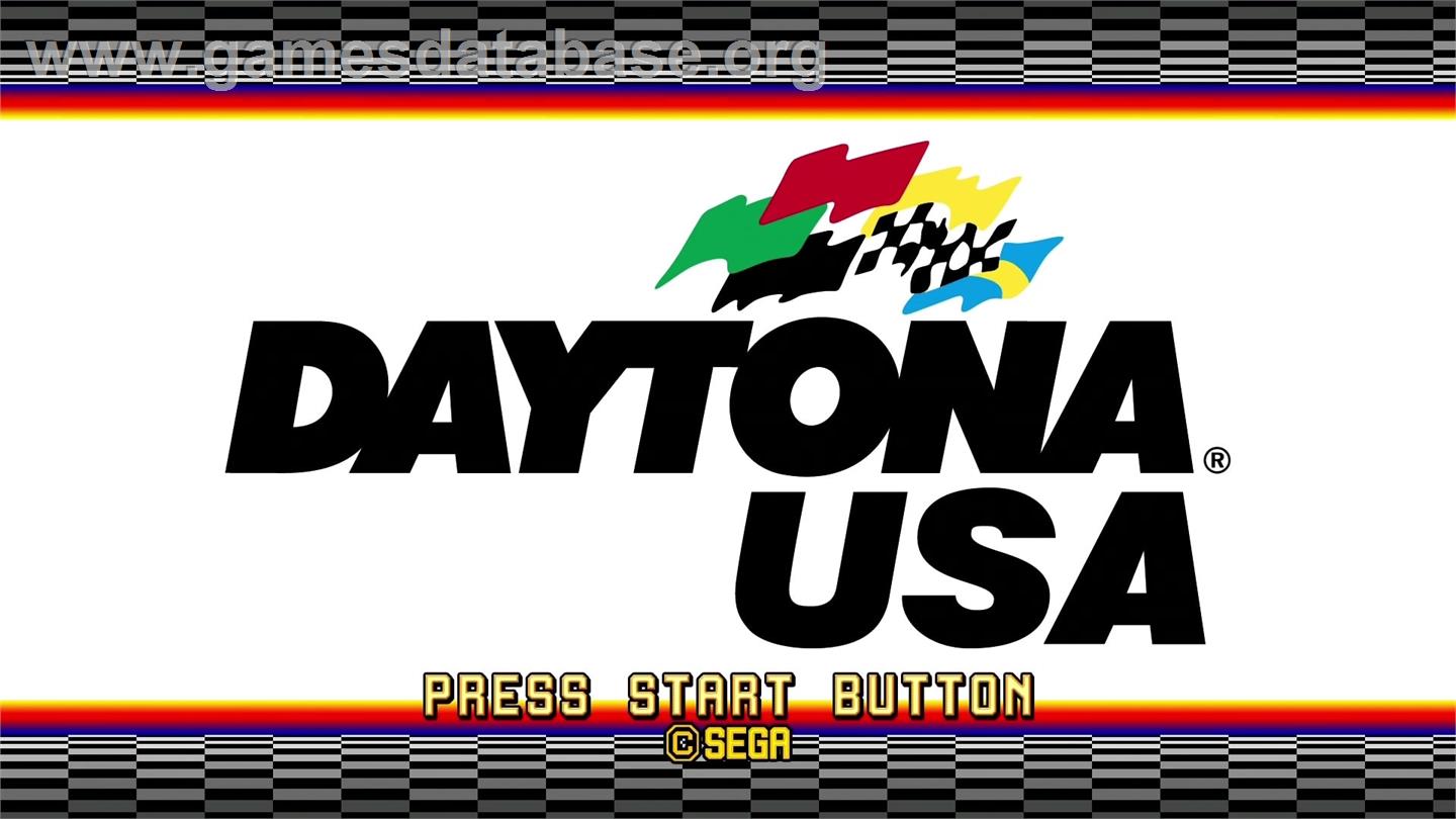 DAYTONA USA - Microsoft Xbox Live Arcade - Artwork - Title Screen