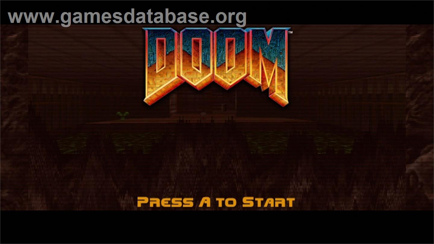 DOOM - Microsoft Xbox Live Arcade - Artwork - Title Screen