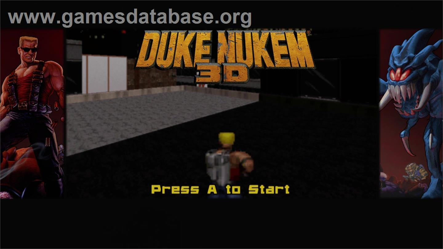 Duke Nukem 3D - Microsoft Xbox Live Arcade - Artwork - Title Screen