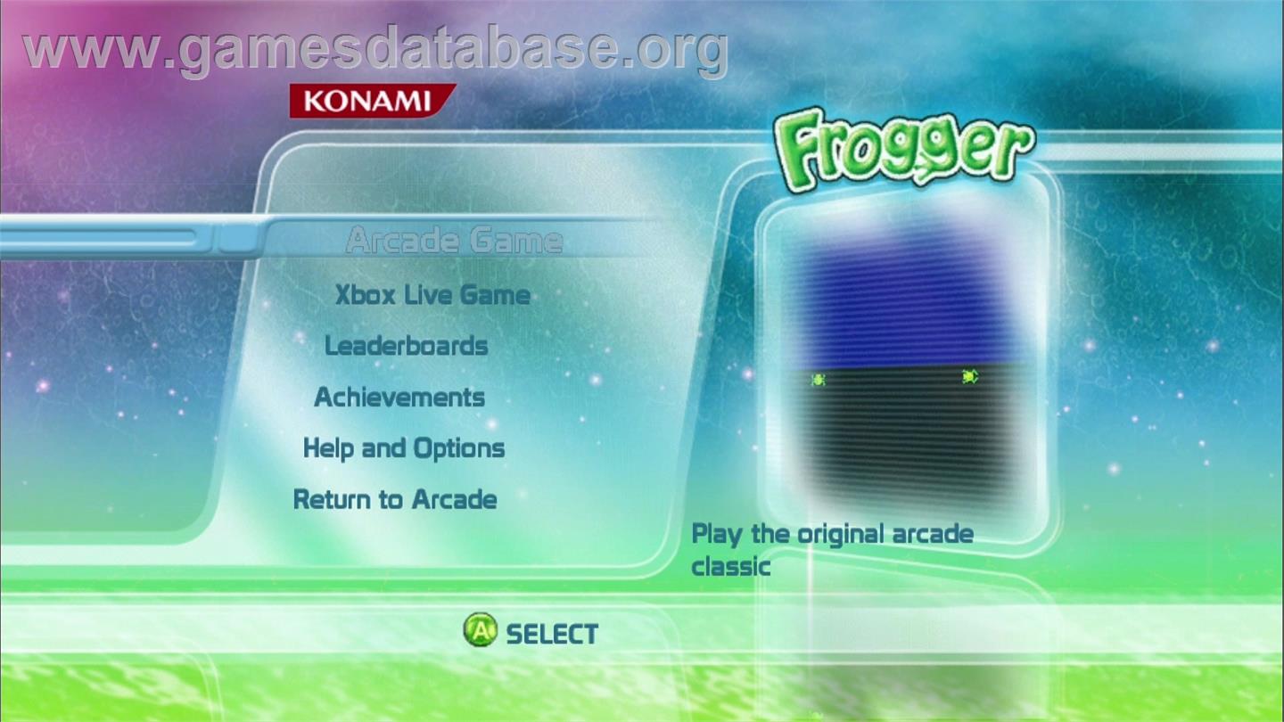 Frogger - Microsoft Xbox Live Arcade - Artwork - Title Screen