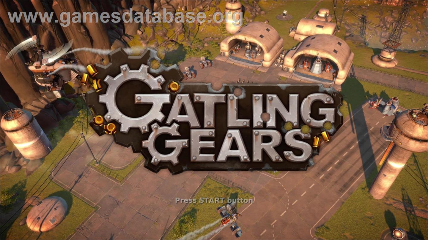 Gatling Gears - Microsoft Xbox Live Arcade - Artwork - Title Screen