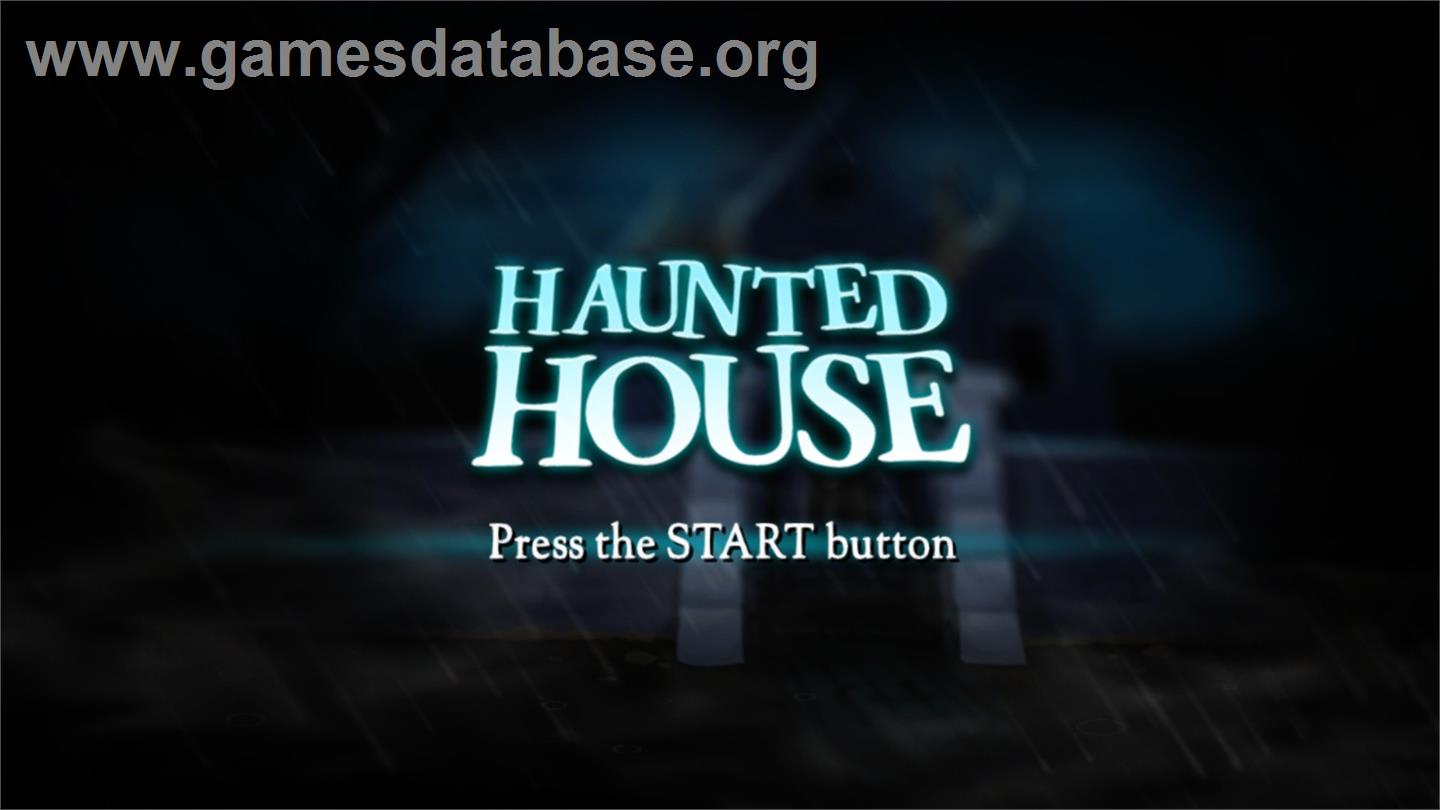 Haunted House - Microsoft Xbox Live Arcade - Artwork - Title Screen