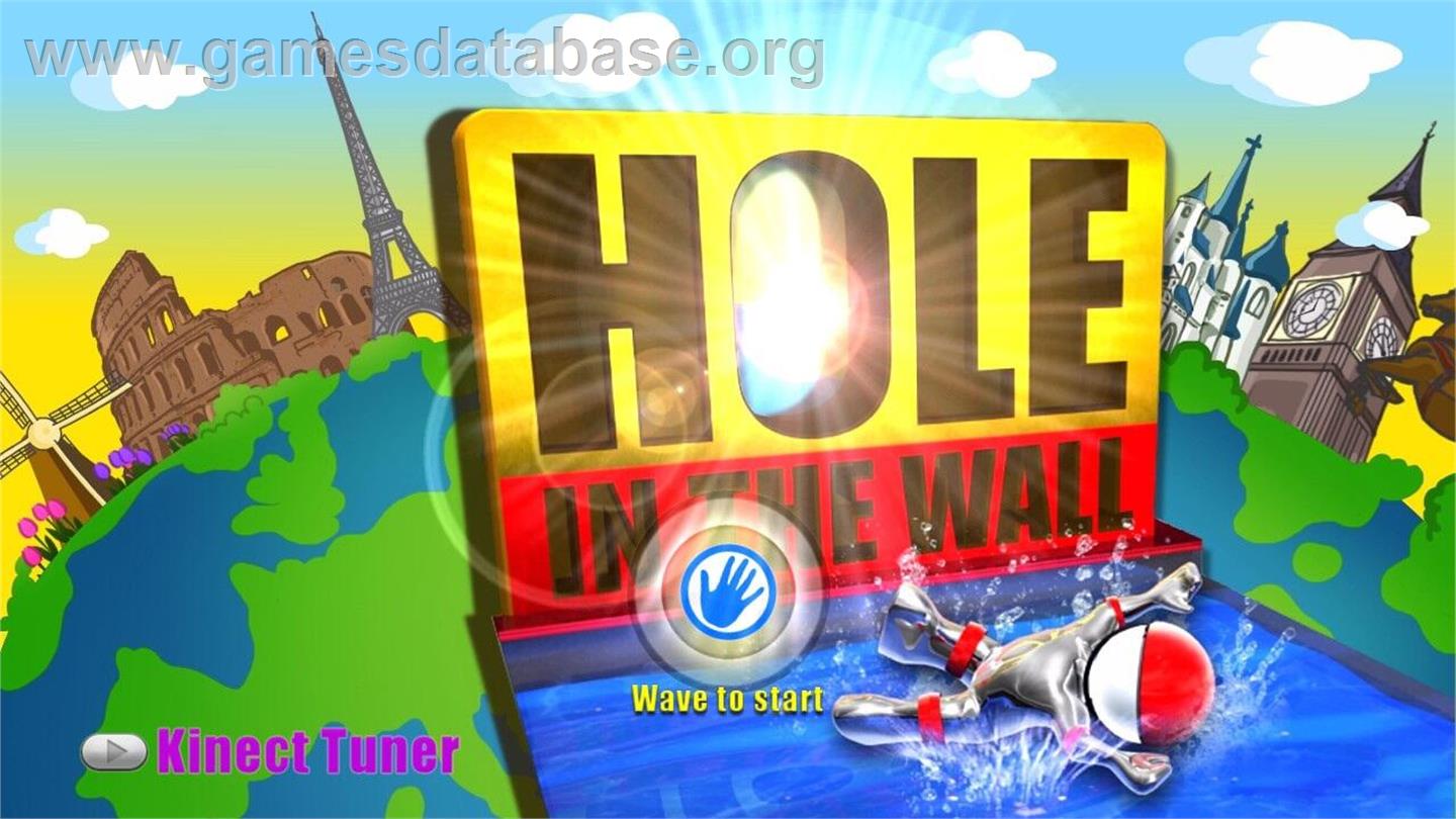 Hole In The Wall - Microsoft Xbox Live Arcade - Artwork - Title Screen