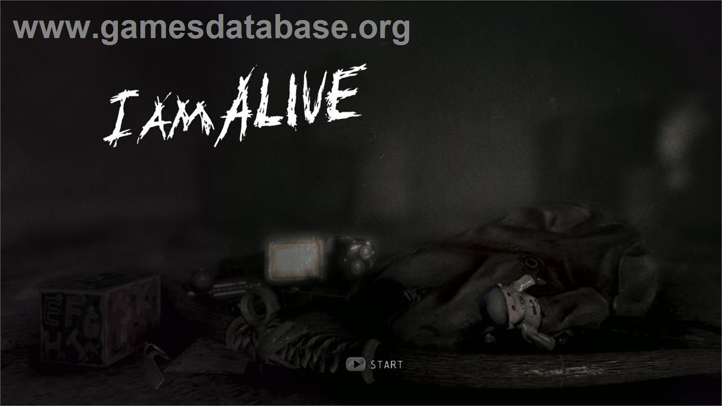 I Am Alive - Microsoft Xbox Live Arcade - Artwork - Title Screen
