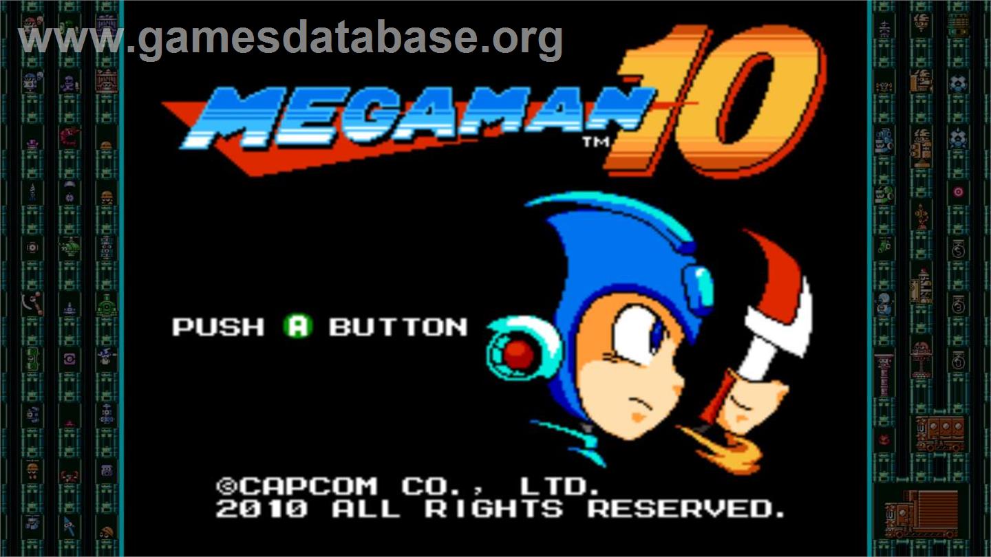 MEGA MAN 10 - Microsoft Xbox Live Arcade - Artwork - Title Screen