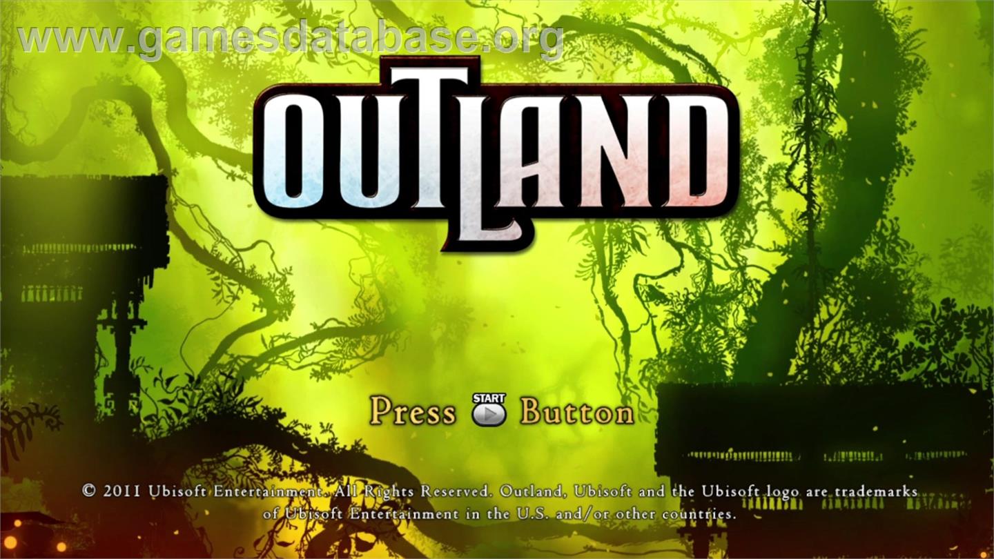 Outland - Microsoft Xbox Live Arcade - Artwork - Title Screen