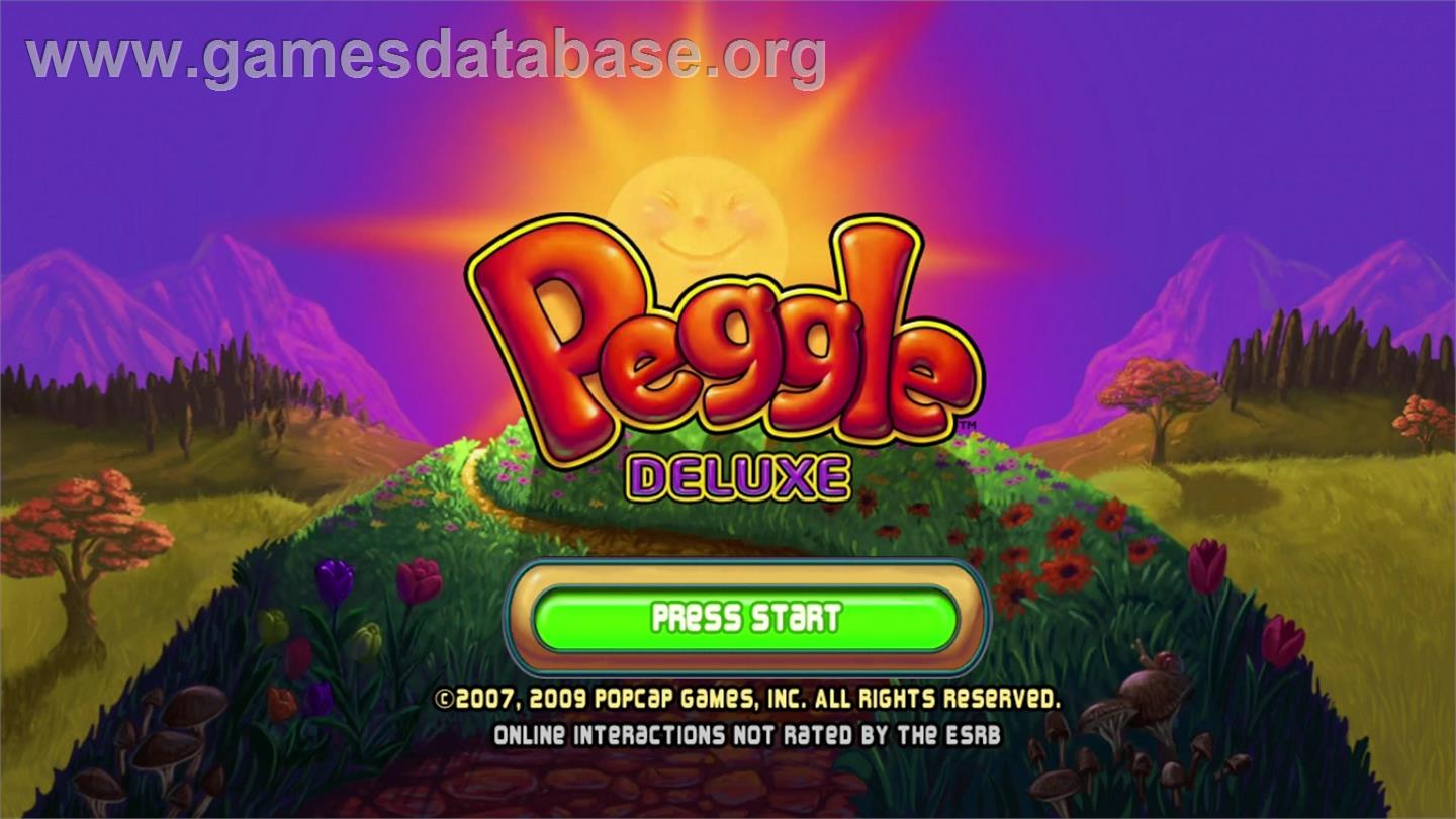 Peggle - Microsoft Xbox Live Arcade - Artwork - Title Screen
