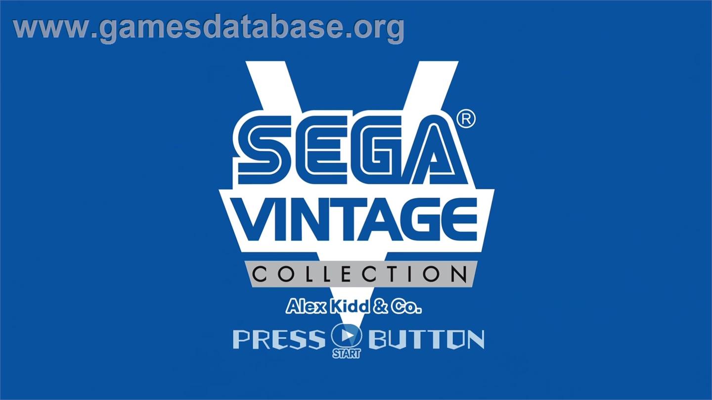 Sega Vintage Collection: Alex Kidd & Co. - Microsoft Xbox Live Arcade - Artwork - Title Screen