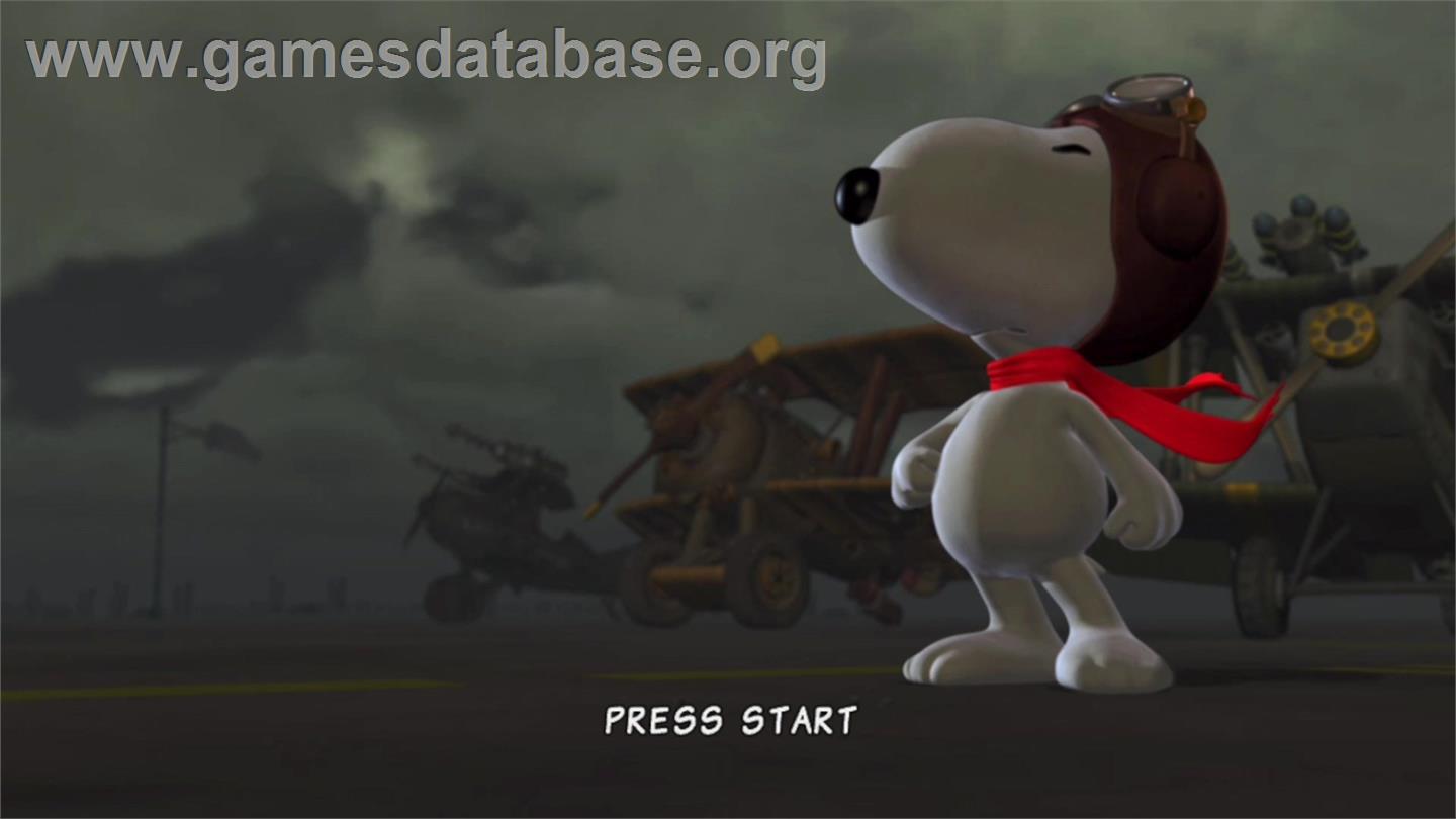 Snoopy Flying Ace - Microsoft Xbox Live Arcade - Artwork - Title Screen