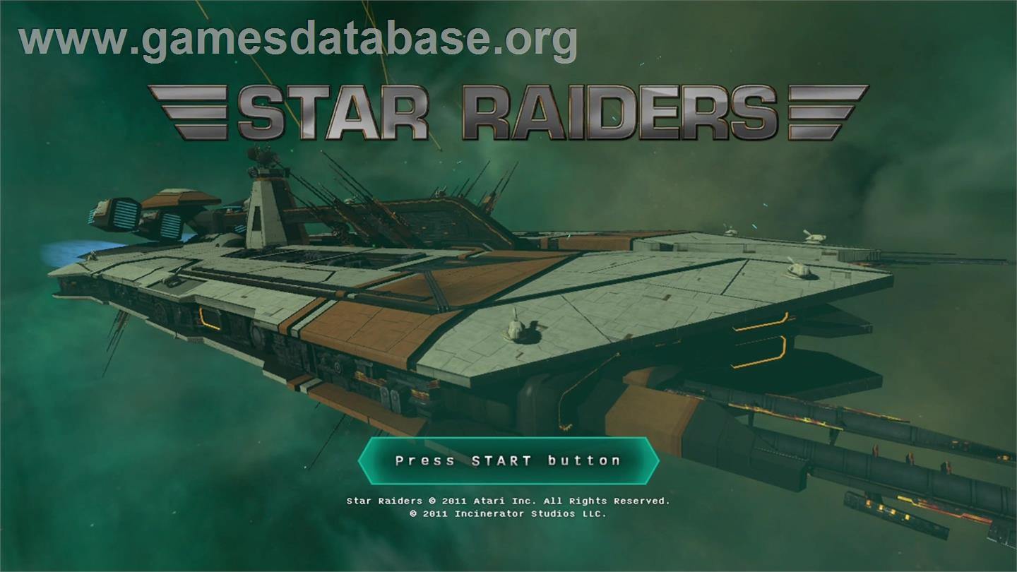 Star Raiders - Microsoft Xbox Live Arcade - Artwork - Title Screen