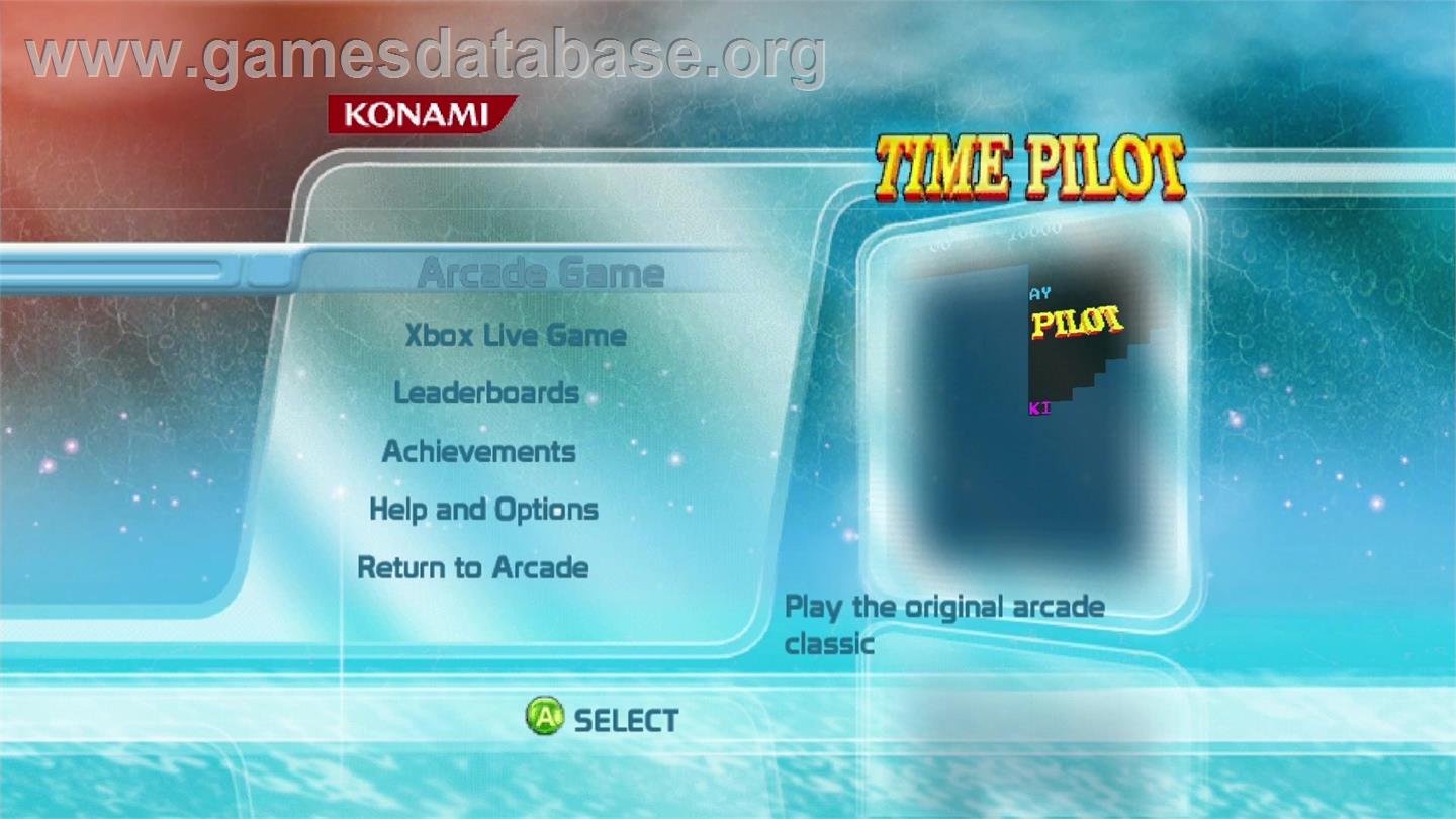 Time Pilot - Microsoft Xbox Live Arcade - Artwork - Title Screen