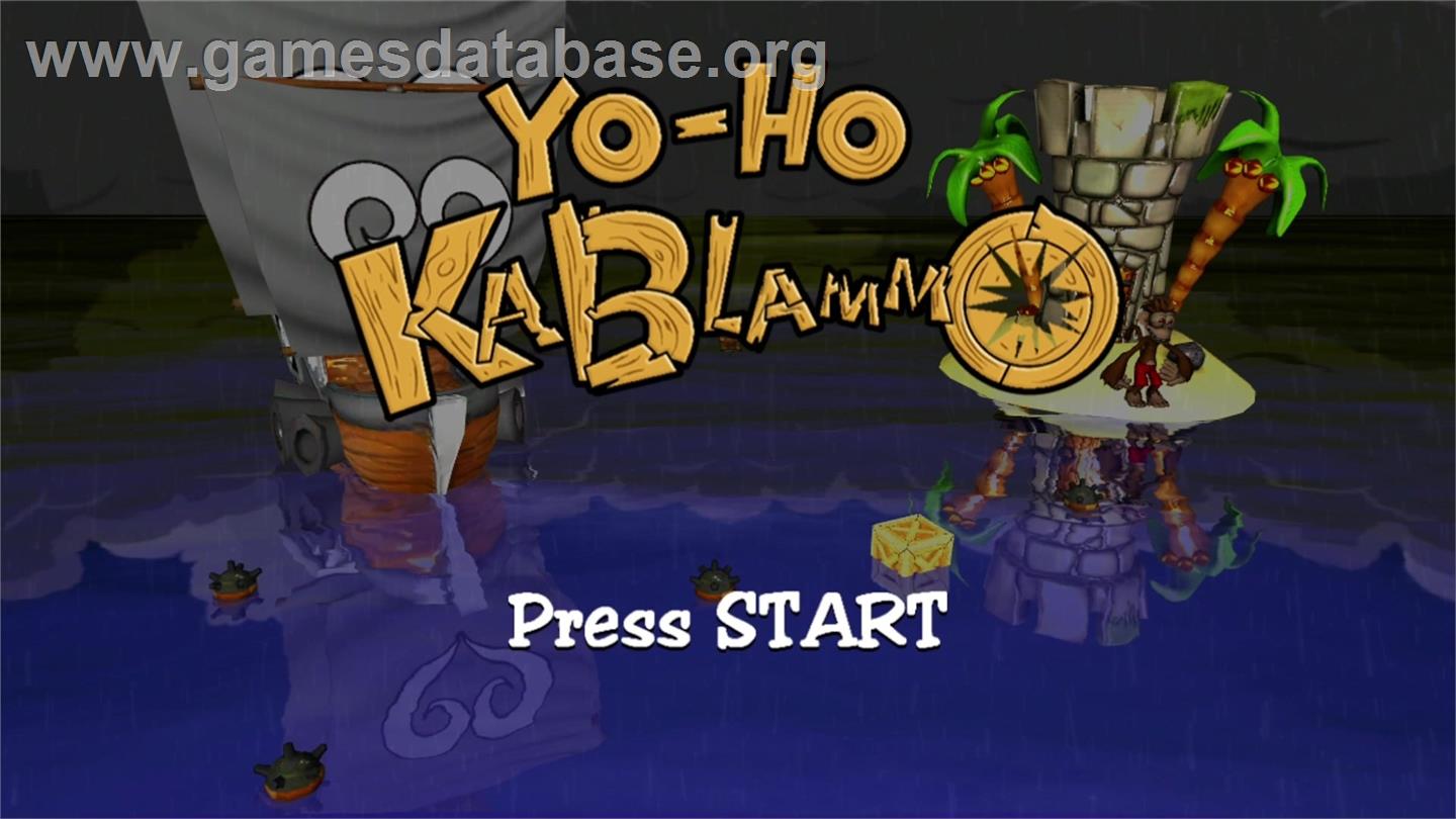 Yo-Ho Kablammo - Microsoft Xbox Live Arcade - Artwork - Title Screen