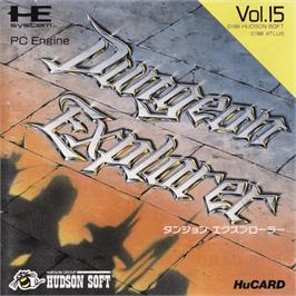 Box cover for Dungeon Explorer on the NEC PC Engine.
