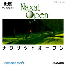 Box cover for Naxat Open on the NEC PC Engine.