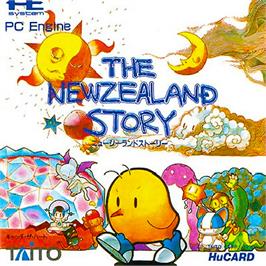 Box cover for The New Zealand Story on the NEC PC Engine.