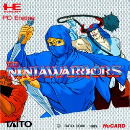 Box cover for The Ninja Warriors on the NEC PC Engine.