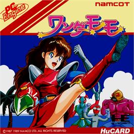 Box cover for Wonder Momo on the NEC PC Engine.