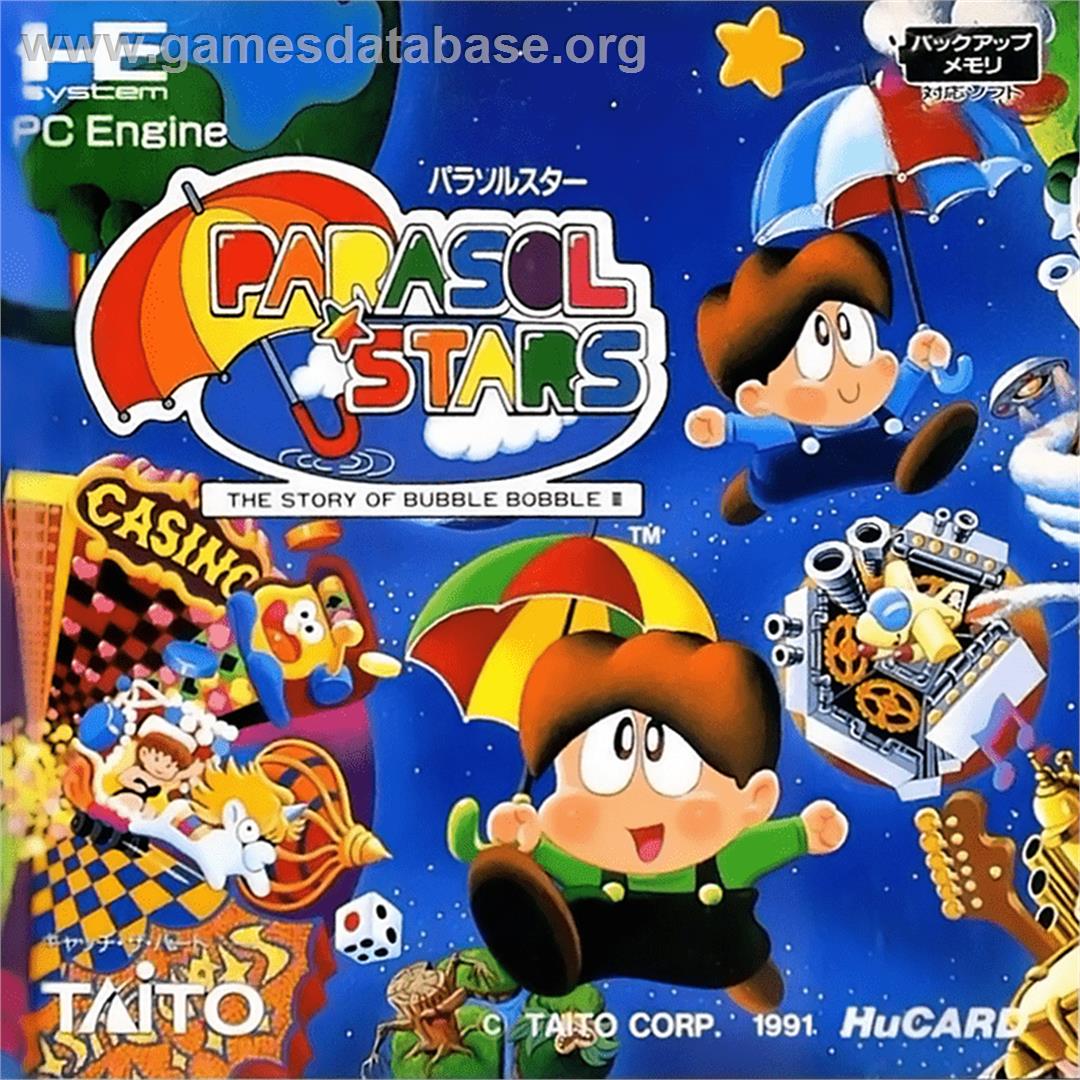 Parasol Stars: The Story of Bubble Bobble III - NEC PC Engine - Artwork - Box