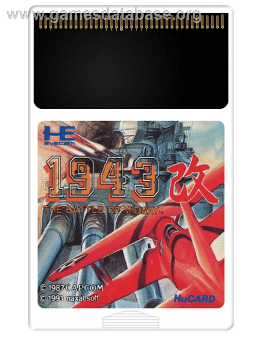 1943 Kai - NEC PC Engine - Artwork - Cartridge