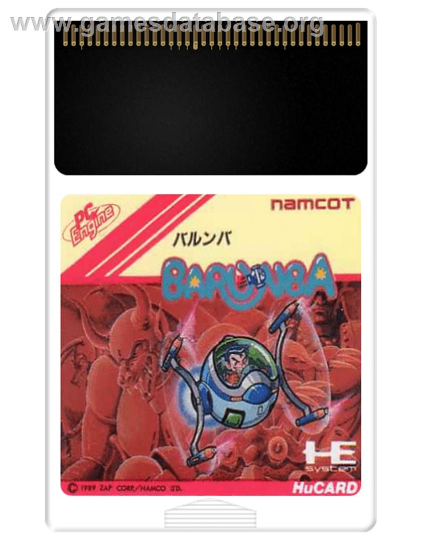 Barunba - NEC PC Engine - Artwork - Cartridge