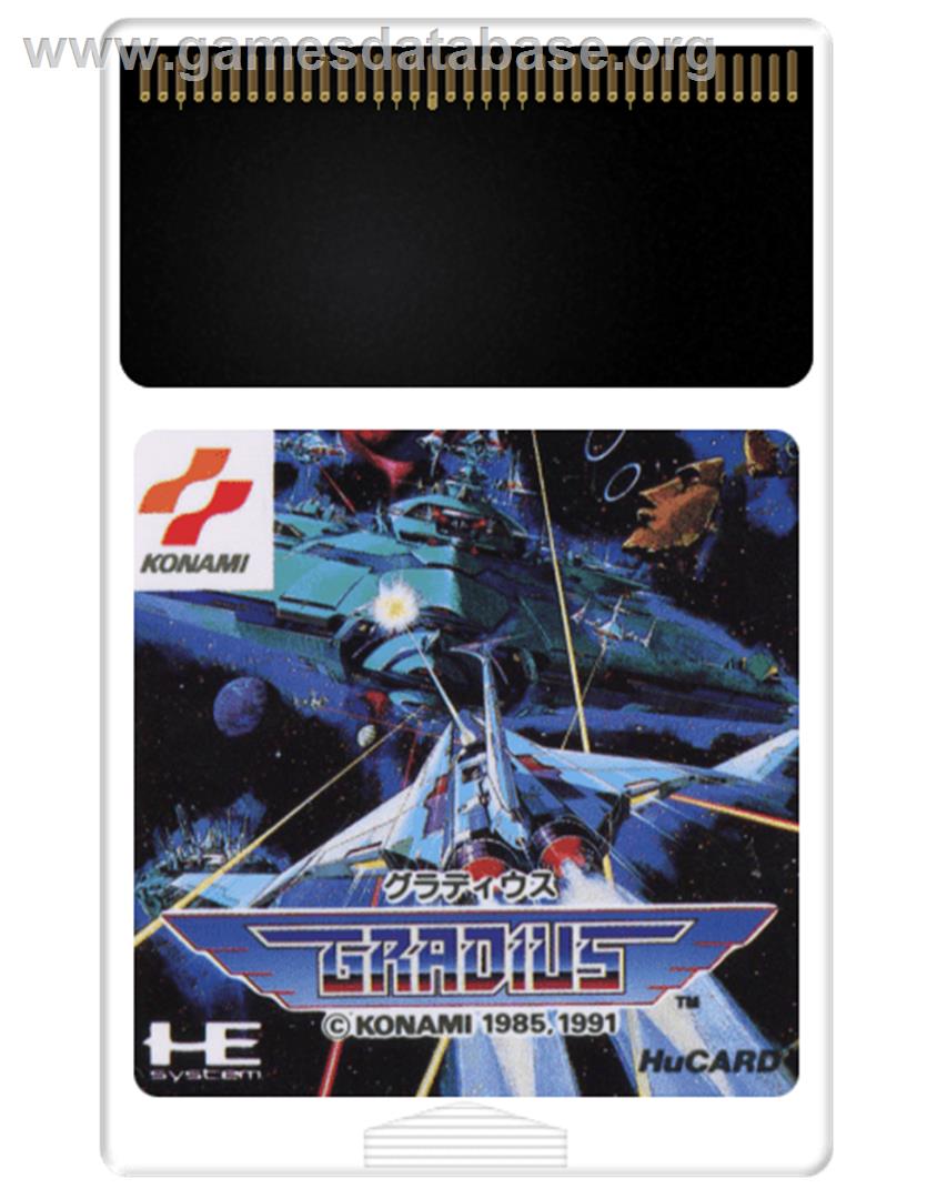 Gradius - NEC PC Engine - Artwork - Cartridge