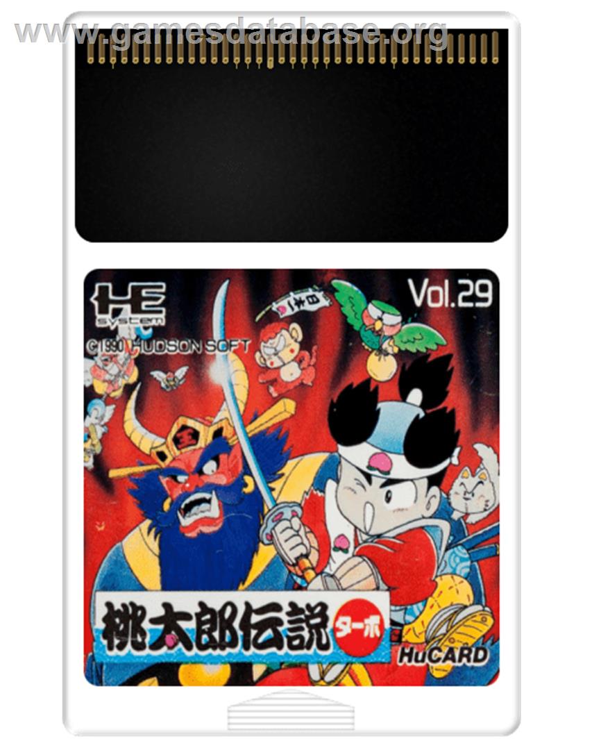 Momotarou Densetsu Turbo - NEC PC Engine - Artwork - Cartridge