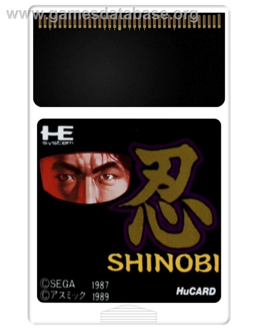Shinobi - NEC PC Engine - Artwork - Cartridge