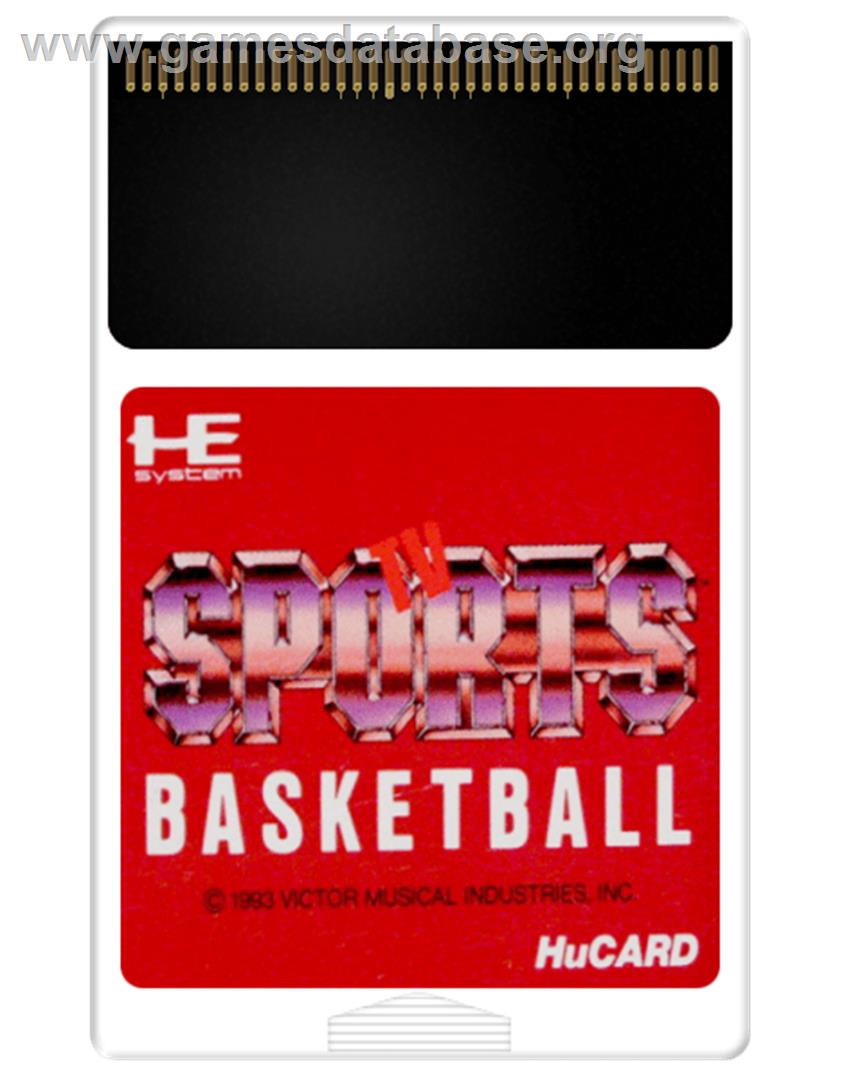 TV Sports: Basketball - NEC PC Engine - Artwork - Cartridge