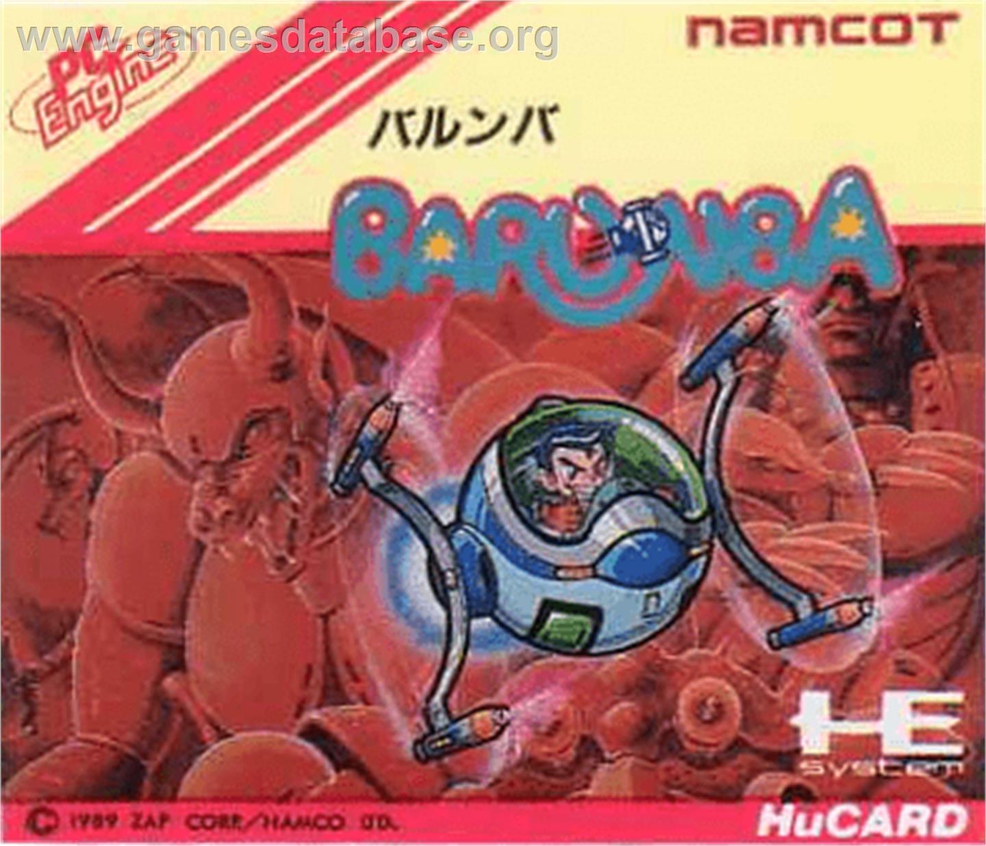 Barunba - NEC PC Engine - Artwork - Cartridge Top