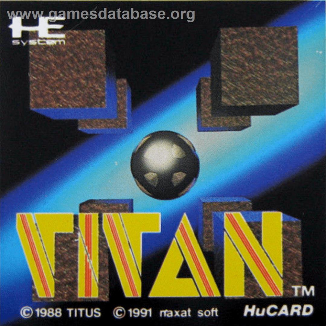 Titan - NEC PC Engine - Artwork - Cartridge Top