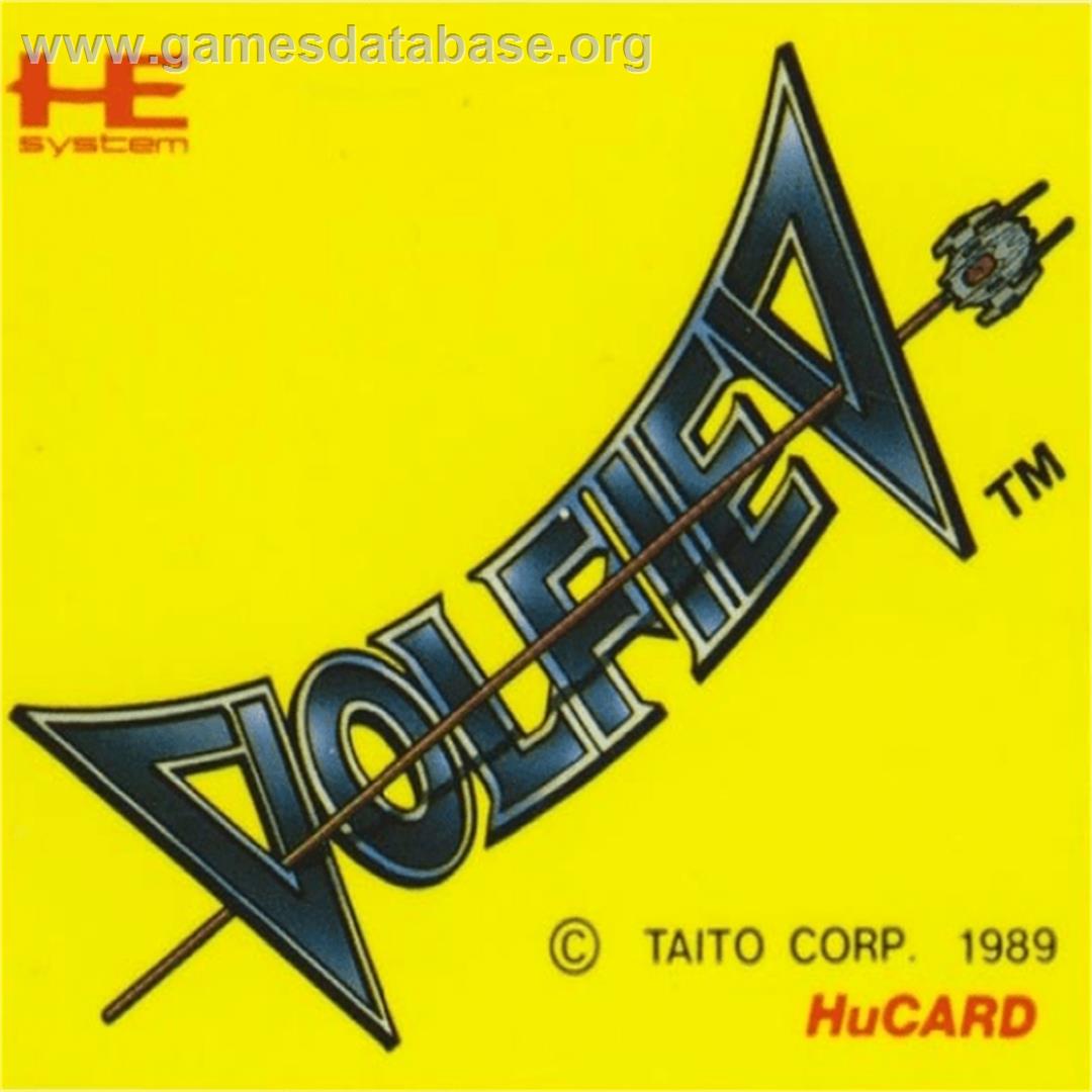 Volfied - NEC PC Engine - Artwork - Cartridge Top